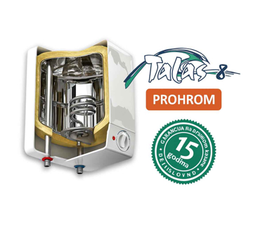 Slika Bojler ELIT Talas 8N prelivni INOX 8L niska montaža